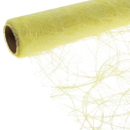 Artikel Deco fleece Sizoweb tafelloper geel 30cm 5m