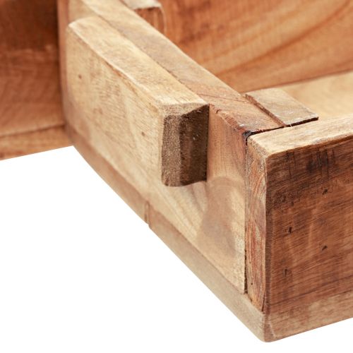Artikel Plantenbak houten plantenbak 48,5/40,5/32,5cm set van 3