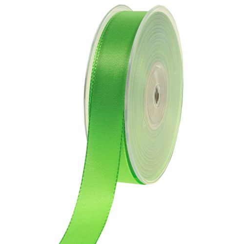 Floristik24 Cadeau- en decoratielint appelgroen 25mm 50m