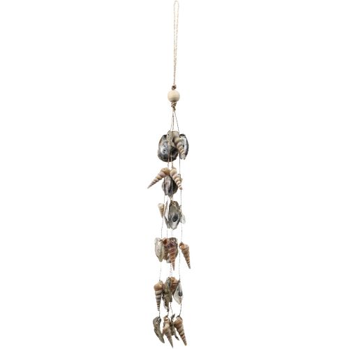 Floristik24 Maritieme windgong slakkenhuis decoratie schelpen 58cm