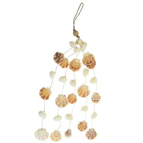 Floristik24 Maritieme hangende decoratie schelpen Maritieme windgong 74cm