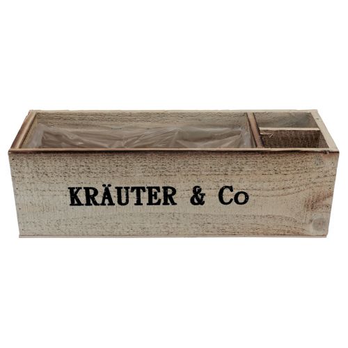 Artikel Kruidendoos houten kruidendoos naturel 39×13×12cm