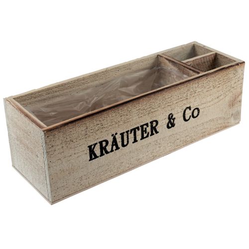 Floristik24 Kruidendoos houten kruidendoos naturel 39×13×12cm