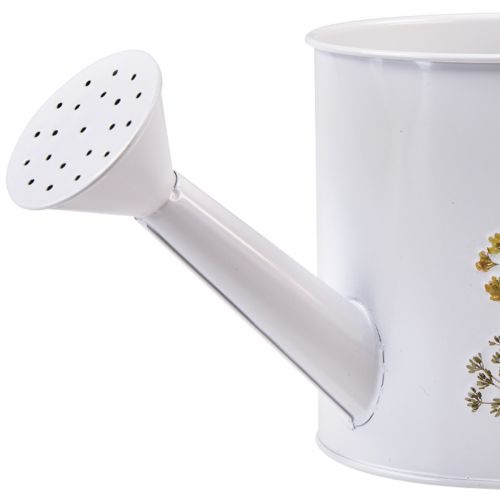 Artikel Gieter metaal voor plantenpot wit 13,5cm