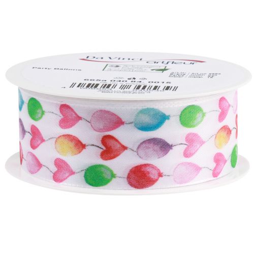Artikel Cadeaulint kleurrijke ballonnen verjaardagsdecoratie 40mm 15m