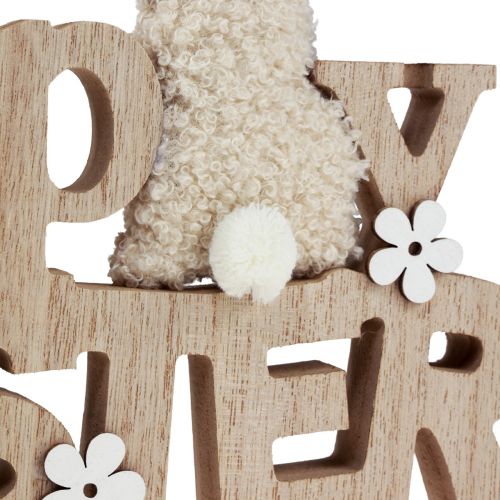 Artikel Paasdecoratie “Happy Easter” houten paasdecoratie voor plank 24cm
