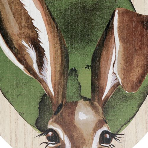 Artikel Paasdecoratie houten konijntjes decoratie naturel gekleurd 33cm×45cm