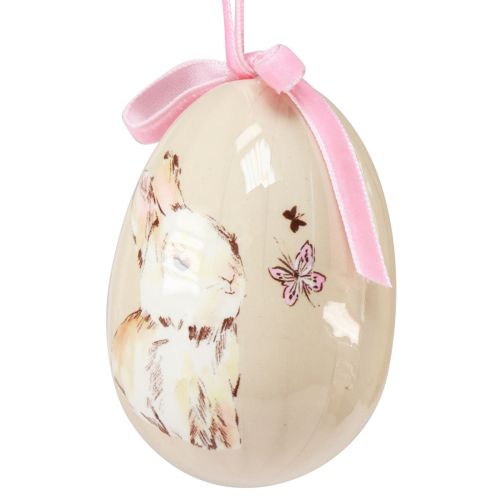 Floristik24 Decoratieve paaseieren om op te hangen met motieven 4,5×6,5cm 6 st