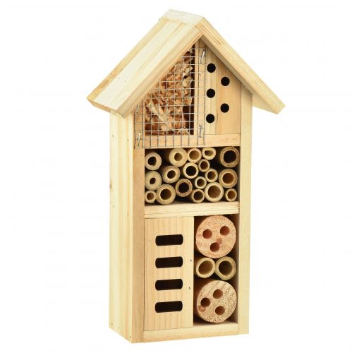 Insectenhotel natuurlijk insectenhuis hout 14cmx8cmx26cm