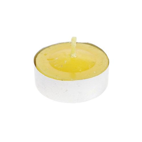 Floristik24 Geurkaars citronella kaars, citronella theelichtjes Ø3.5cm H1.5cm 6 stuks