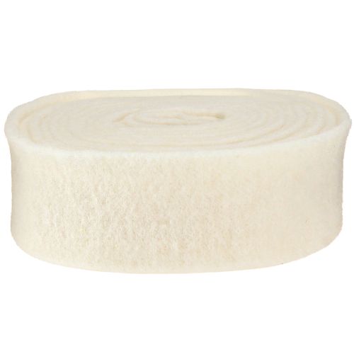 Artikel Viltlint wit 7,5 cm, 5 m