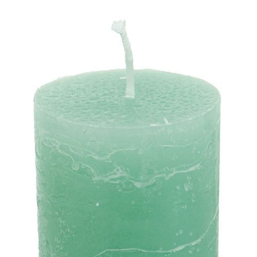 Artikel Groene kaarsen grote stokkaarsen effen 50x300mm 4 st