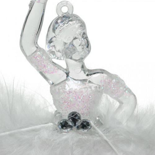 Floristik24 Boomversieringen, adventsversieringen, ballerina hanger 12,5-14cm 3st