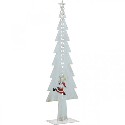 Floristik24 Deco adventskalender cijfers dennenboom metaal H50.5cm