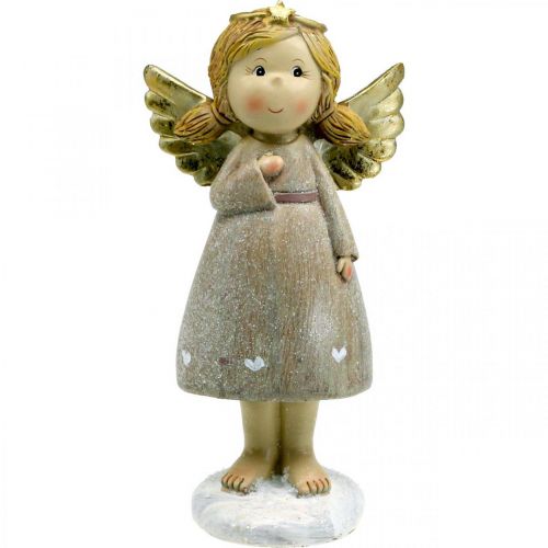 Floristik24 Adventsdecoratie, beschermengel, kerstengel, engelfiguur H24cm
