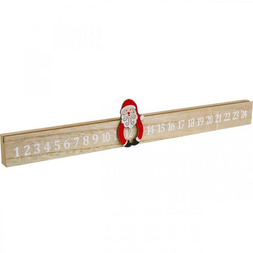 Floristik24 Adventskalender hout adventsstrip deco advent 48.5cm 3st