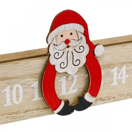 Floristik24 Adventskalender hout adventsstrip deco advent 48.5cm 3st
