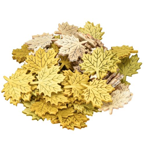 Artikel Esdoornbladeren voor het strooien van herfstkleuren assorti 4cm 72 st