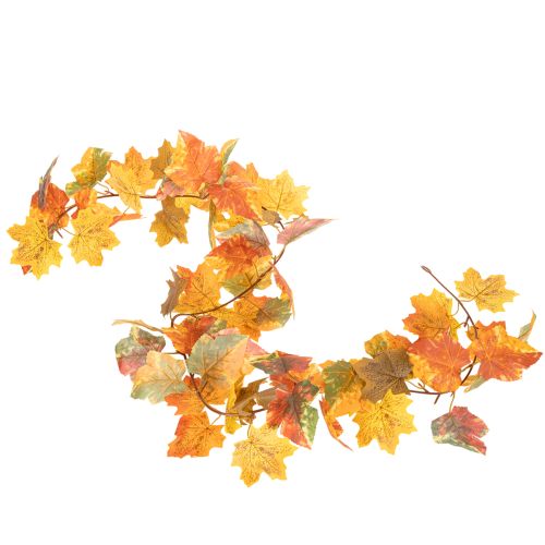 Kunstmatige esdoornkrans, herfstdecoratie, 165 cm | Floristik24.nl