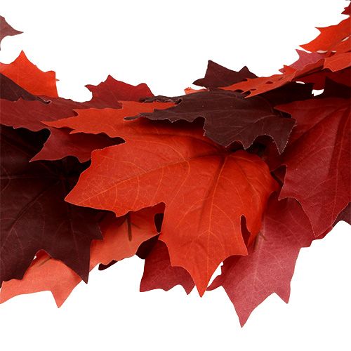 Floristik24 Maple guirlande rood-oranje 170cm