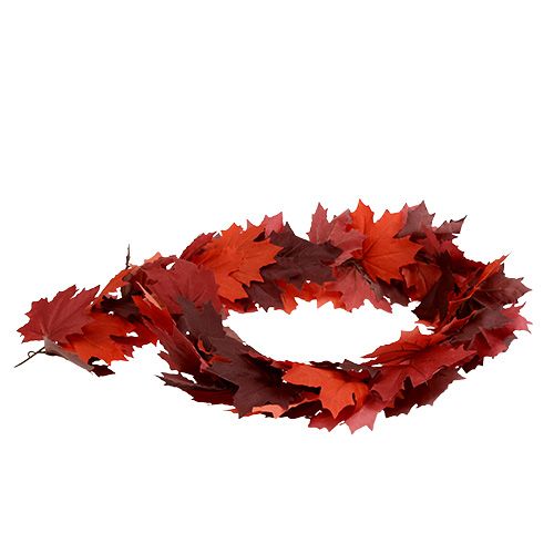 Floristik24 Maple guirlande rood-oranje 170cm