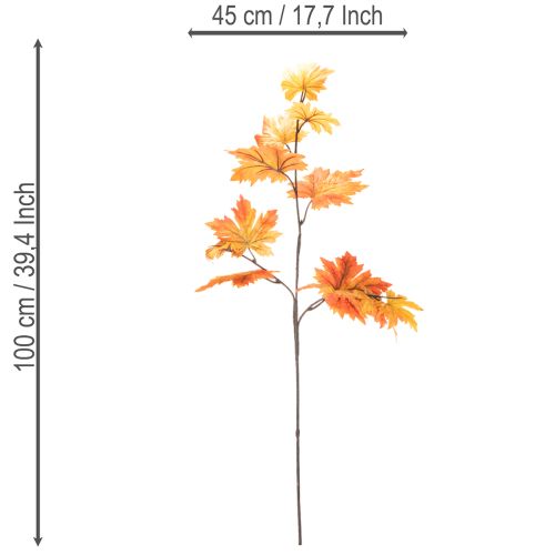 Artikel Kunstmatige esdoorntak als herfstdecoratie, 100 cm