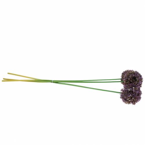 Floristik24 Sierallium kunstmatig Paars 70cm 3st