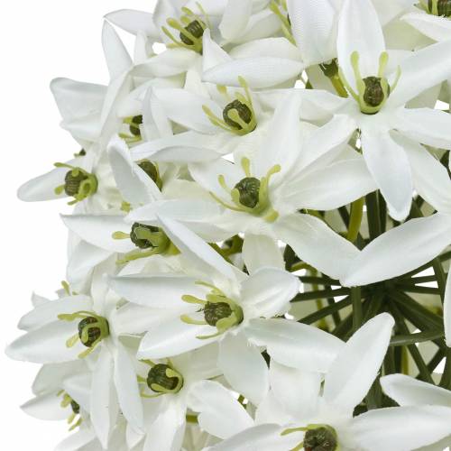 Artikel Sierbloem Allium, kunstbal prei, sierui wit Ø20cm L72cm
