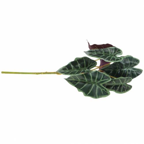 Artikel Alocasia arrow bladgroen, violet kunstplant H48cm