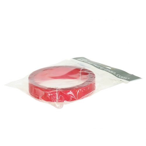 Artikel Aluminium tape platte draad rood 20mm 5m