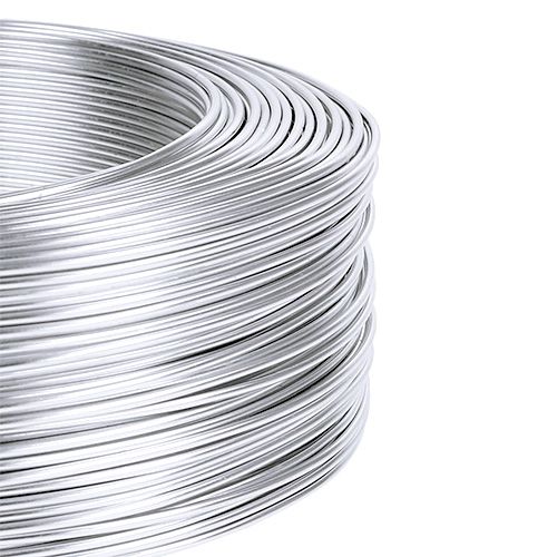 Floristik24 Aluminiumdraad 1mm 500g zilver