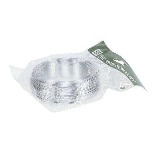 Floristik24 Aluminiumdraad 1mm 500g zilver