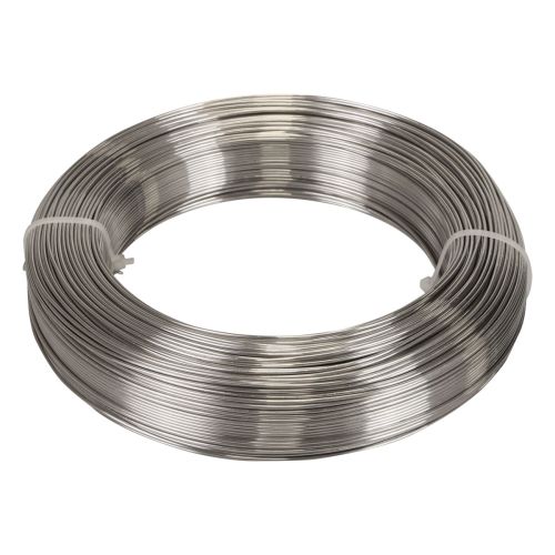 Floristik24 Aluminiumdraad 1,5 mm 1kg zilver