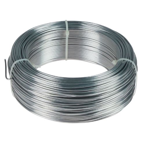 Aluminiumdraad aluminiumdraad 2mm sieradendraad zilver 118m 1kg