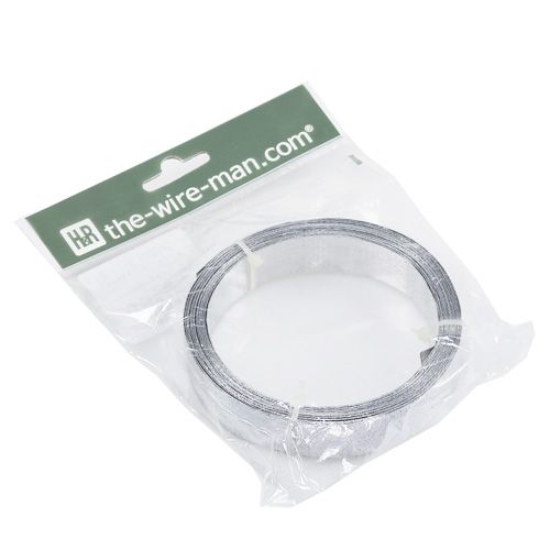 Artikel Aluminium lint plat draad zilver mat 20mm 5m