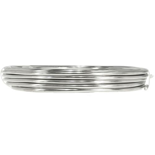 Artikel Aluminiumdraad zilver glanzend hobbydraad decoratiedraad Ø5mm 1kg