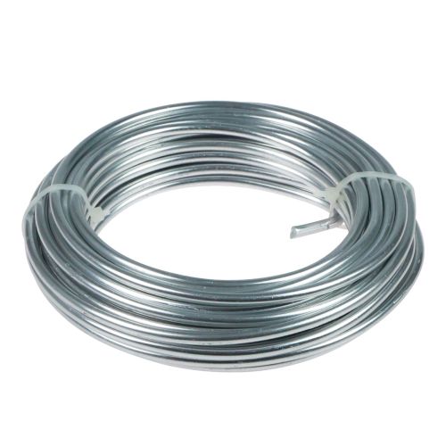Aluminiumdraad aluminiumdraad 5mm sieradendraad zilver 500g