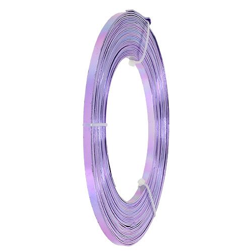 Artikel Aluminium platdraad lavendel 5mm 10m