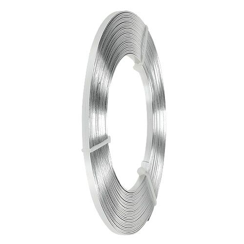 Artikel Aluminium Platte Draad Zilver 5mm x1mm 10m