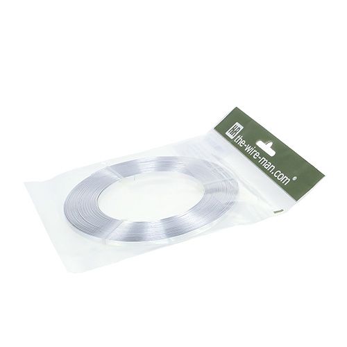 Artikel Aluminium Platte Draad Zilver 5mm x1mm 10m