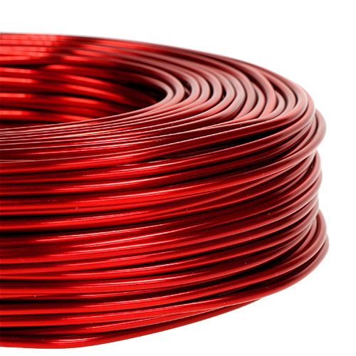 Artikel Aluminium draad Ø2mm 500g 60m rood