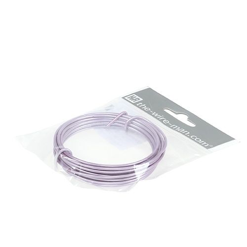 Artikel Aluminiumdraad 2mm lichtpaars 3m