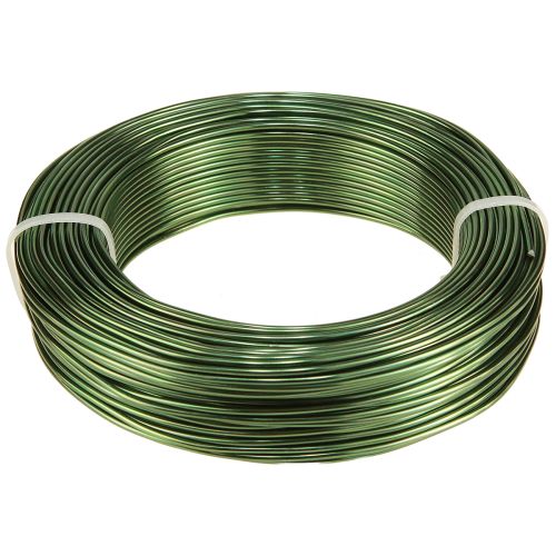 Artikel Aluminiumdraad groen Ø2mm hobbydraad donkergroen 500g 60m