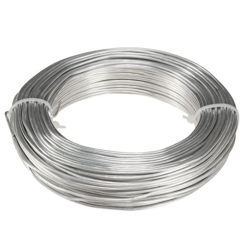 Artikel Aluminiumdraad in zilverkleurig metaaldraad 2 mm 500 g