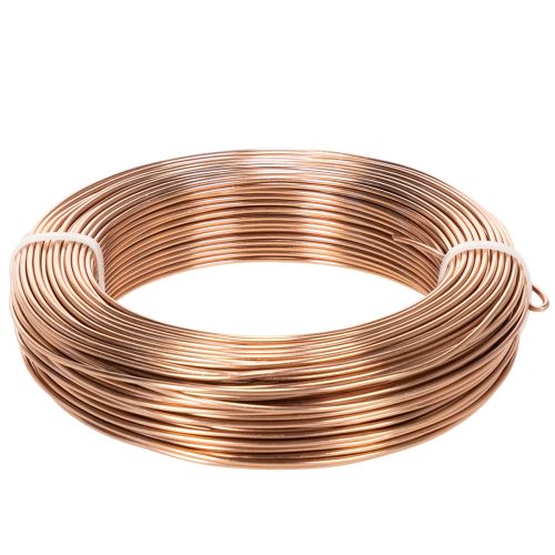 Aluminiumdraad 2 mm voor bloemschikken en knutselen, 60 m, 500 g kopen | Floristik24.nl
