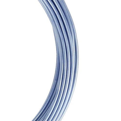 Floristik24 Aluminiumdraad pastel blauw Ø2mm 12m