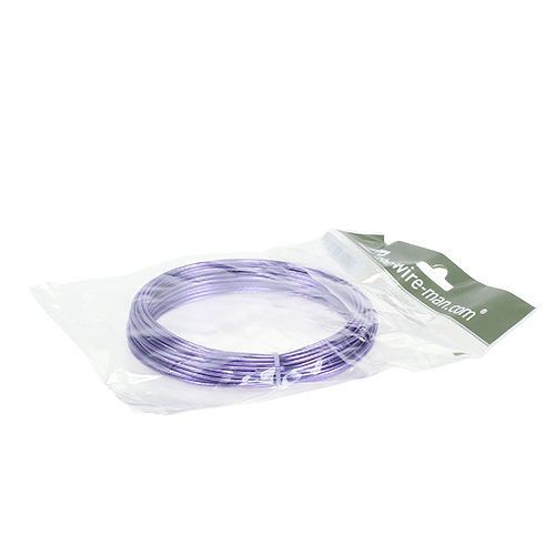 Artikel Aluminiumdraad 2mm 100g lavendel