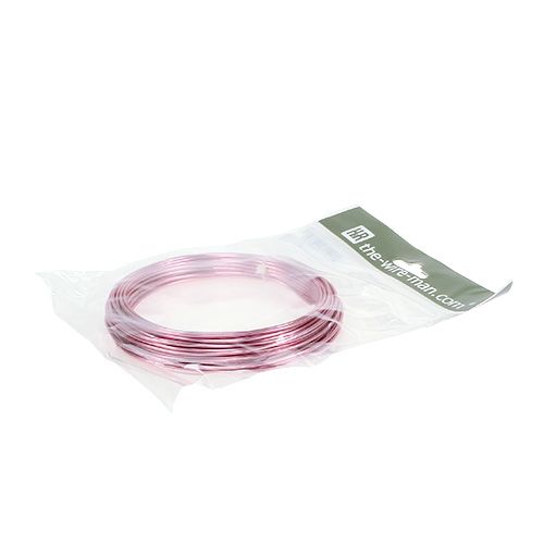 Artikel Aluminiumdraad 2mm 100g roze