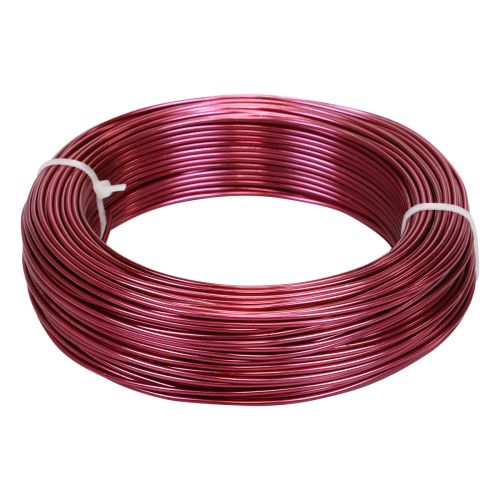 Artikel Aluminiumdraad Ø2mm 500g 60m roze