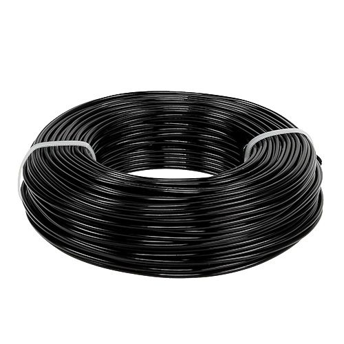 Floristik24 Aluminiumdraad Ø2mm 500g 60m Zwart